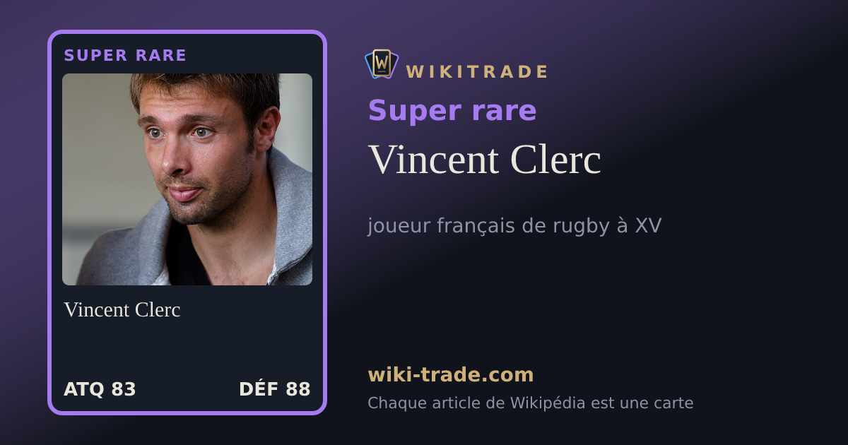 Vincent Clerc — carte Super rare