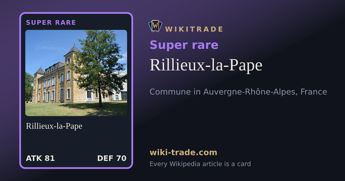 Rillieux-la-Pape — Super rare card
