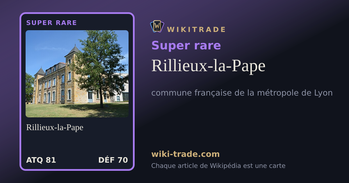 Rillieux-la-Pape — carte Super rare