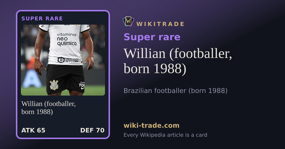 Willian (footballer, born 1988) — Super rare card
