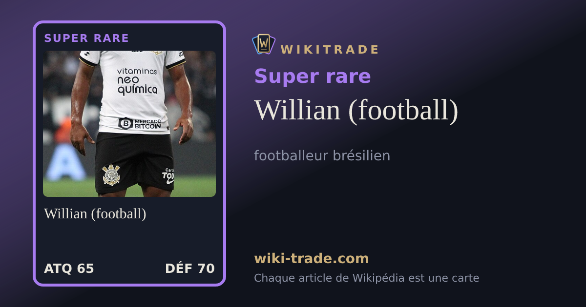 Willian (football) — carte Super rare