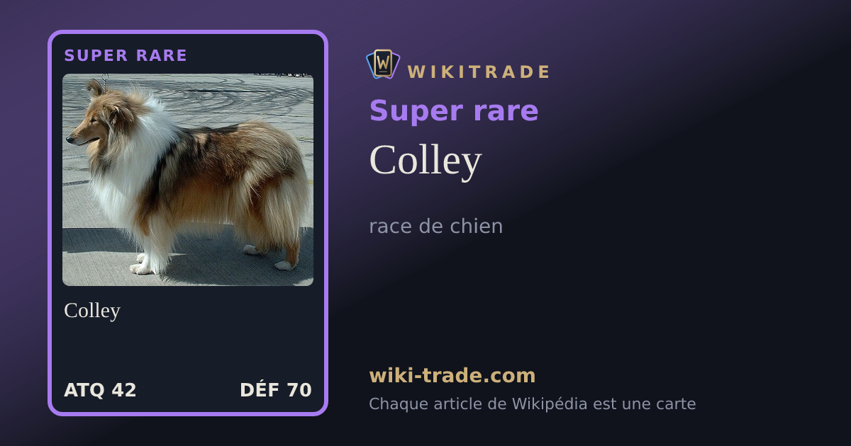 Colley — carte Super rare