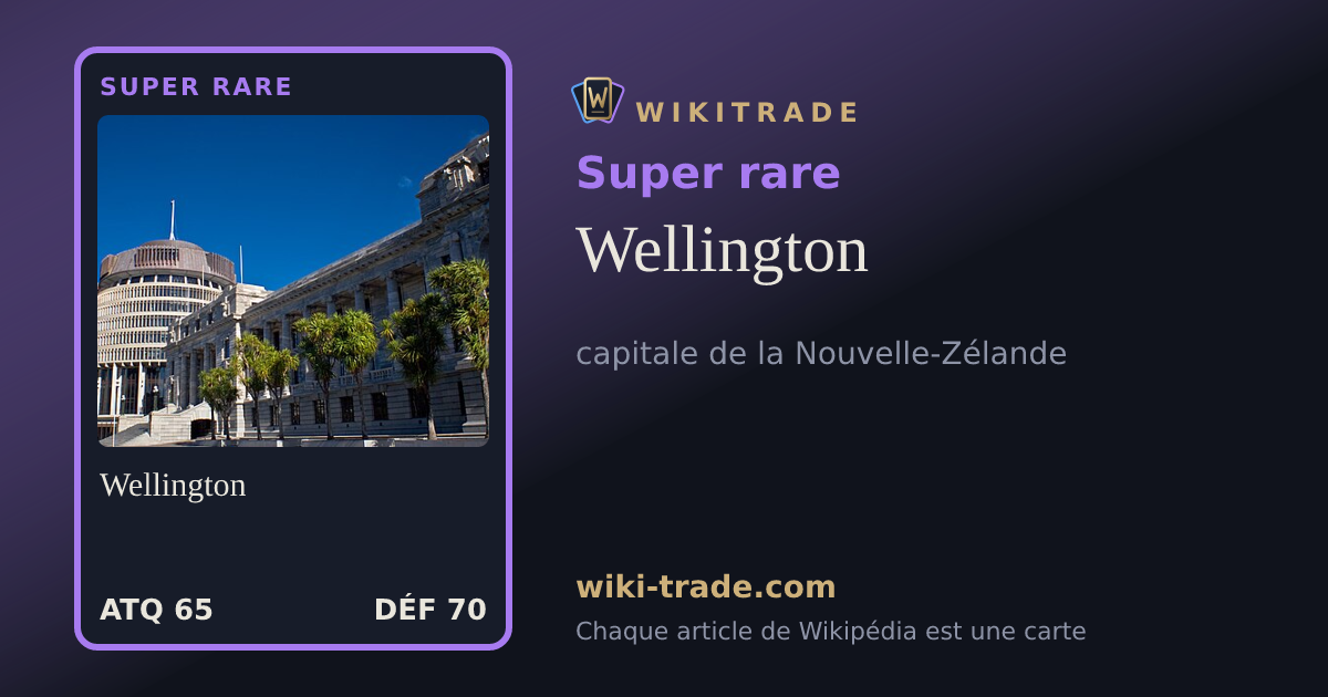 Wellington — carte Super rare