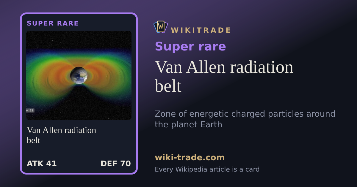 Van Allen radiation belt — Super rare card