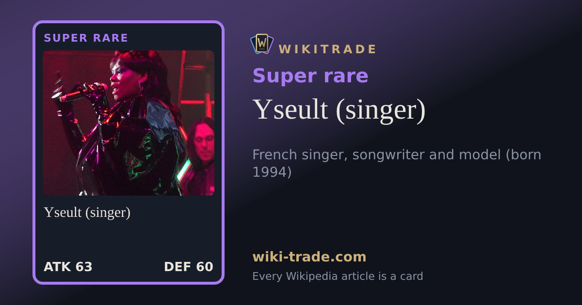 Yseult (singer) — Super rare card