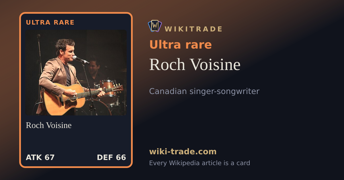 Roch Voisine — Ultra rare card