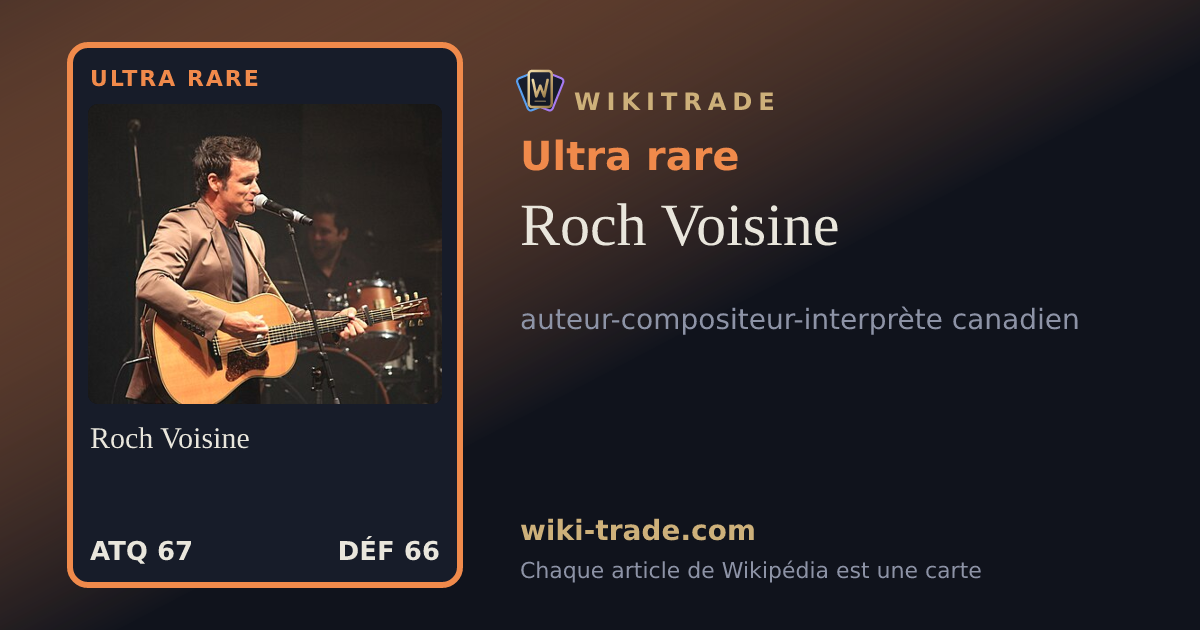 Roch Voisine — carte Ultra rare