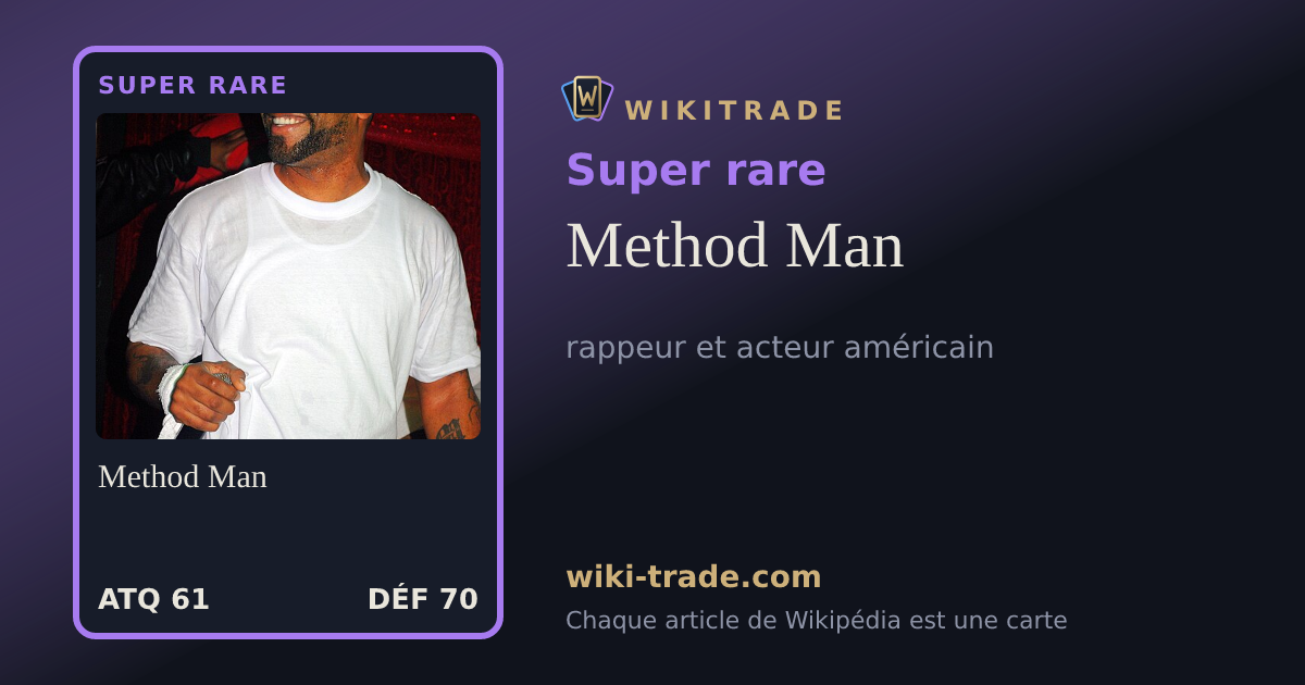 Method Man — carte Super rare