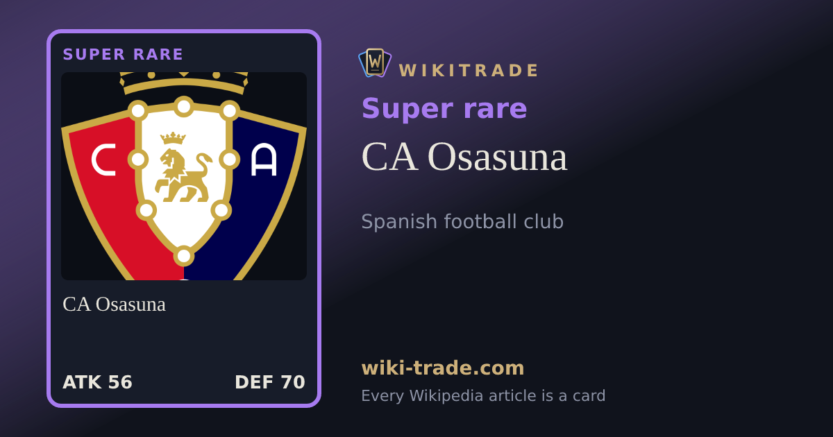 CA Osasuna — Super rare card