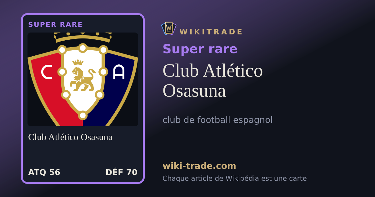 Club Atlético Osasuna — carte Super rare