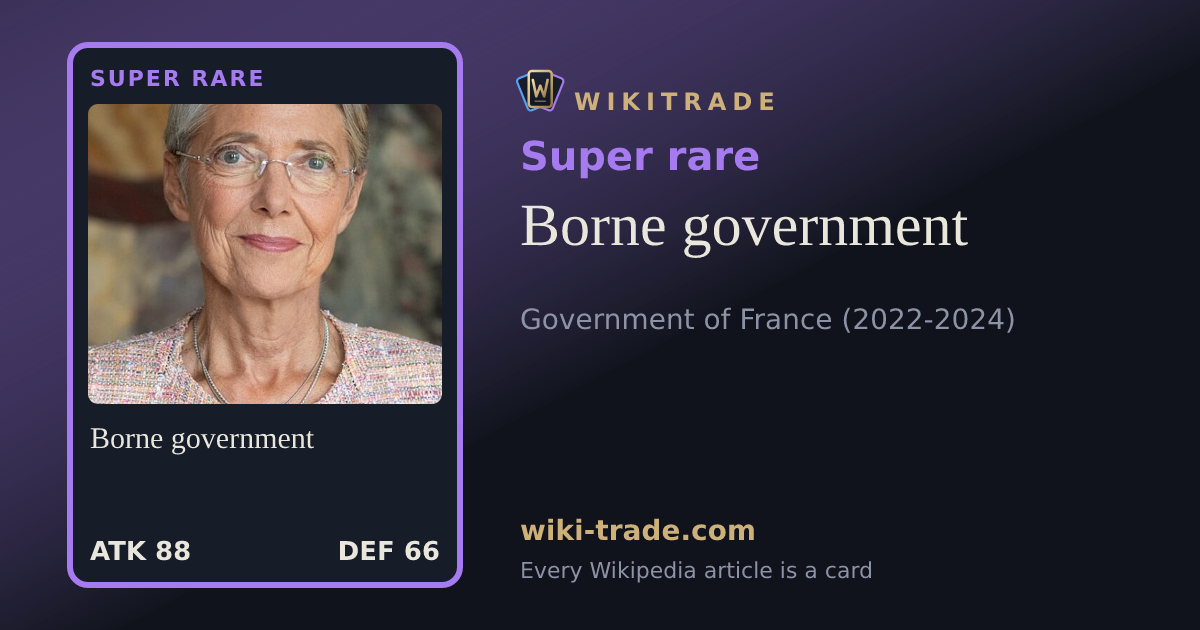 Borne government — Super rare card