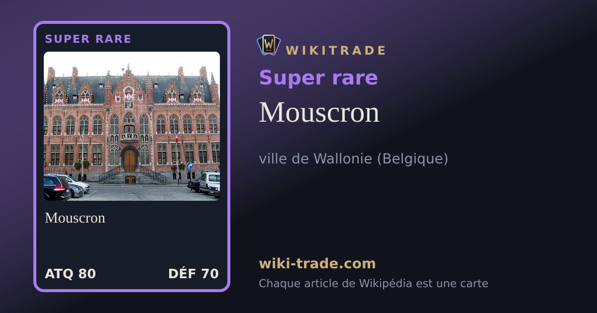 Mouscron — carte Super rare