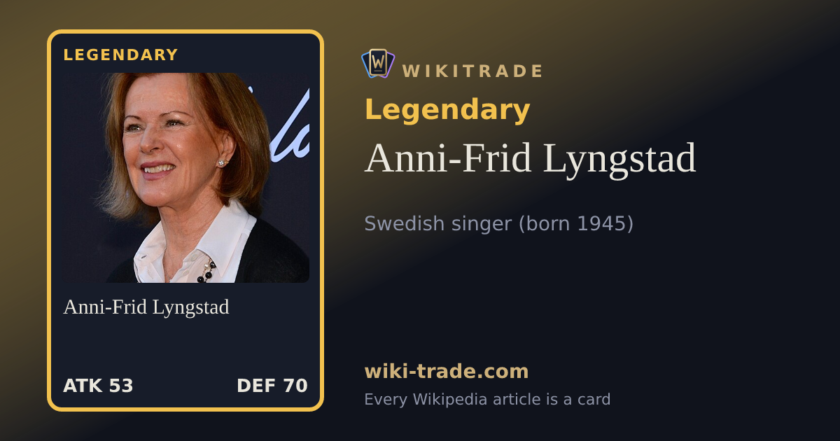 Anni-Frid Lyngstad — Legendary card