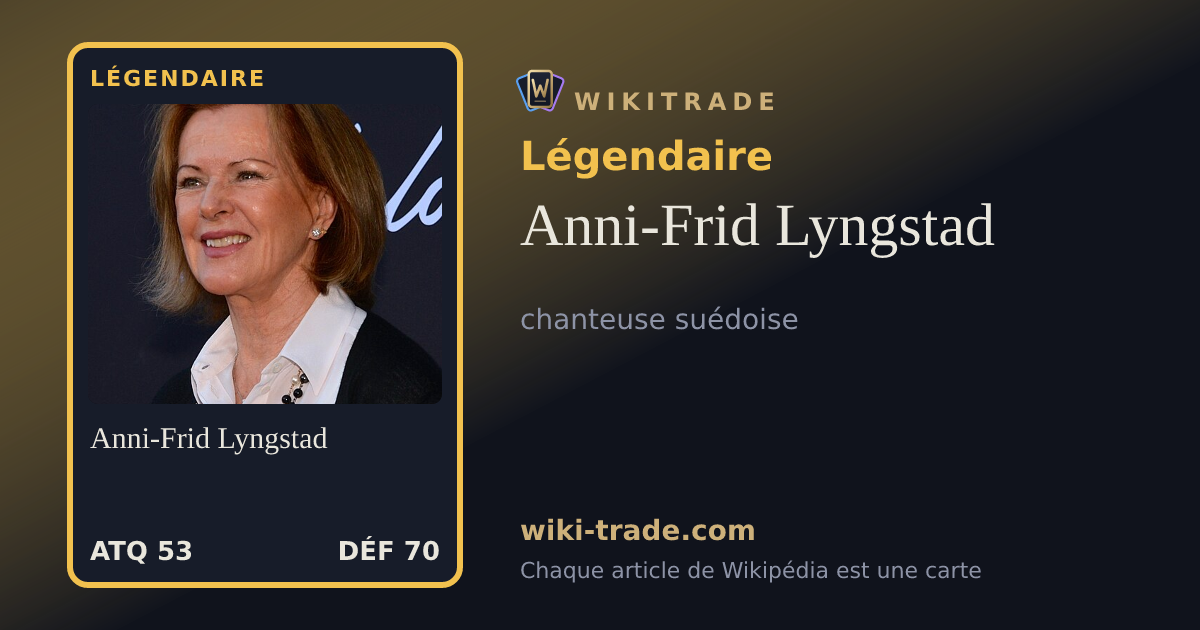 Anni-Frid Lyngstad — carte Légendaire