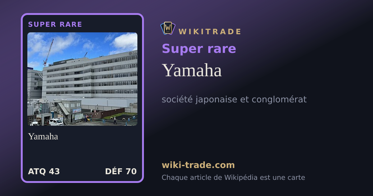 Yamaha — carte Super rare