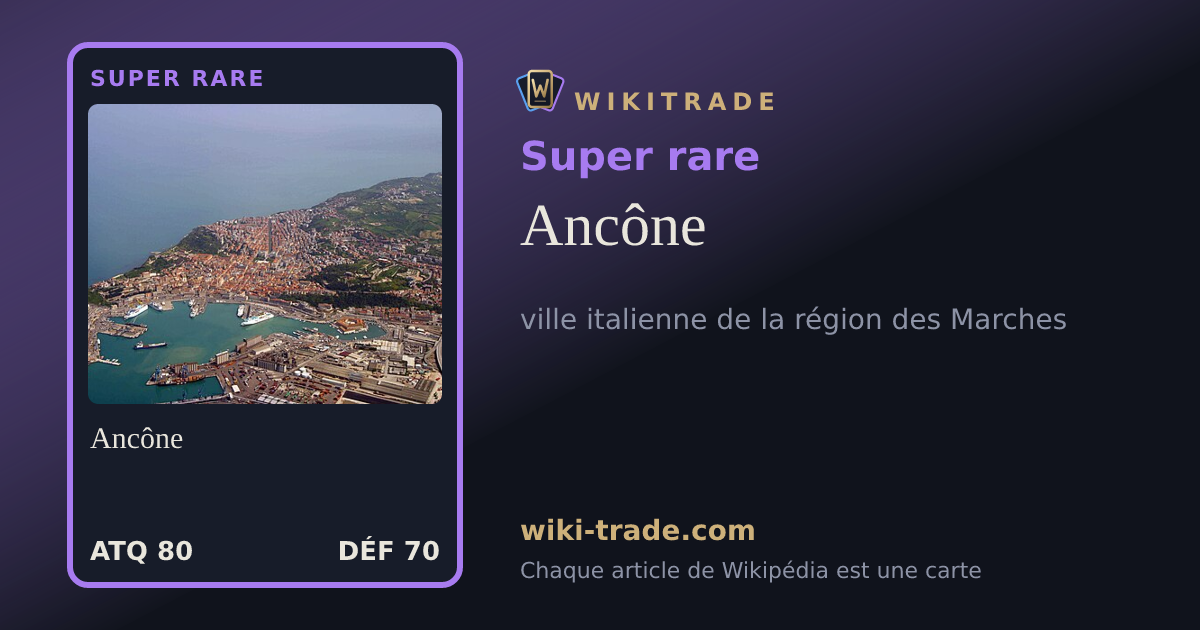 Ancône — carte Super rare
