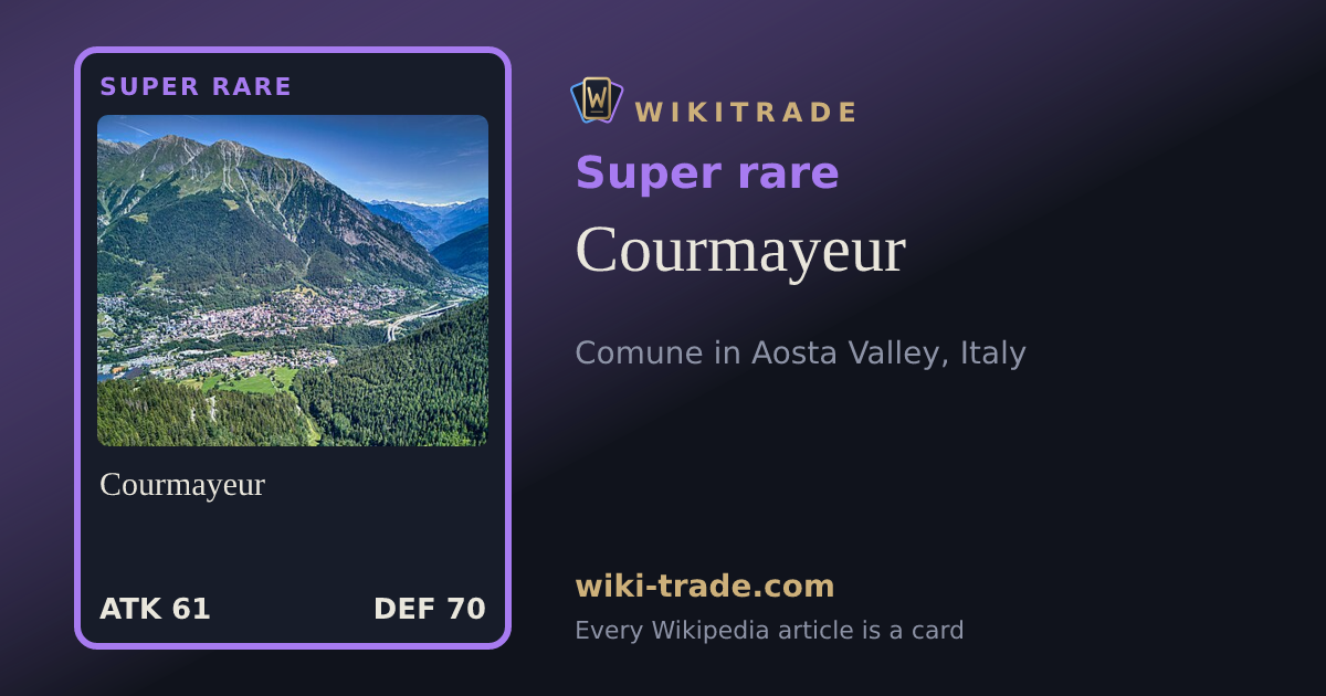 Courmayeur — Super rare card