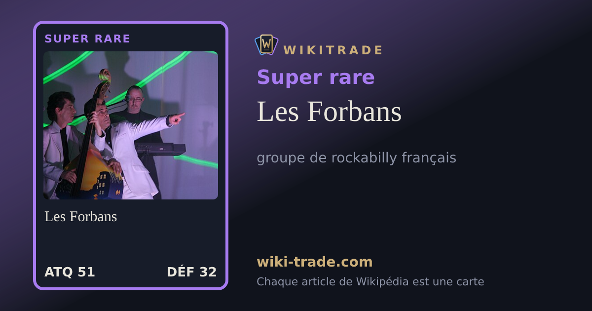 Les Forbans — carte Super rare