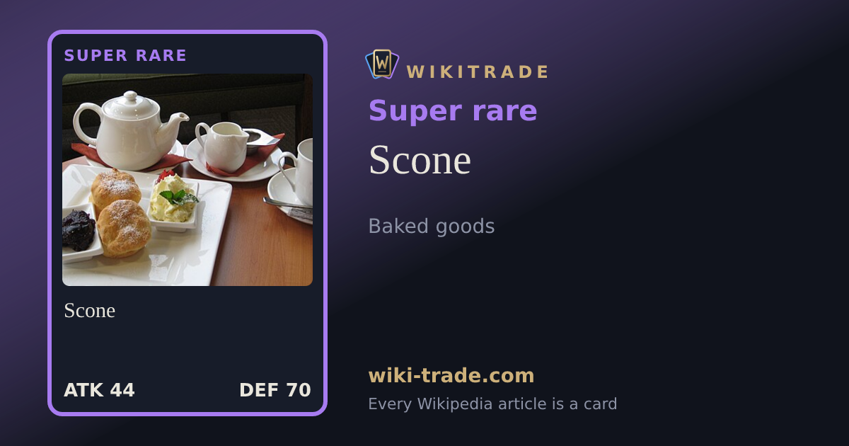 Scone — Super rare card