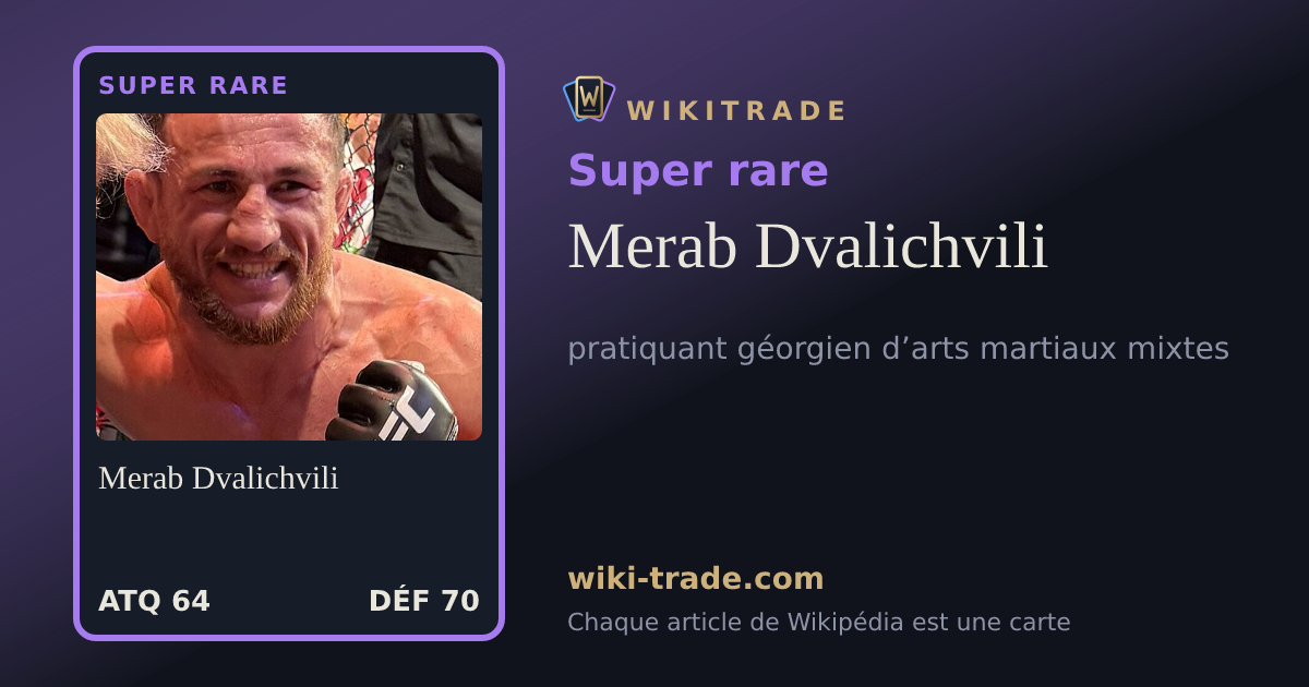 Merab Dvalichvili — carte Super rare