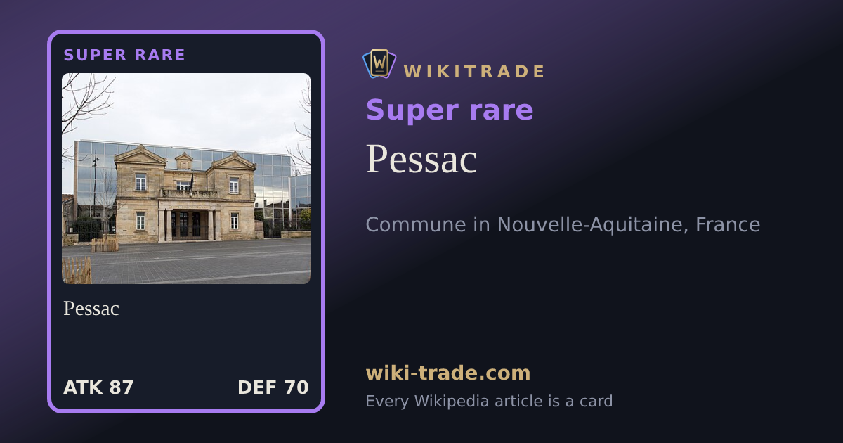 Pessac — Super rare card