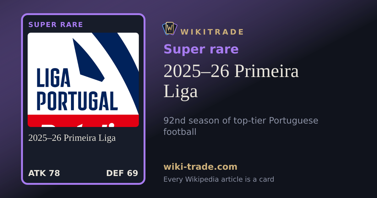 2025–26 Primeira Liga — Super rare card