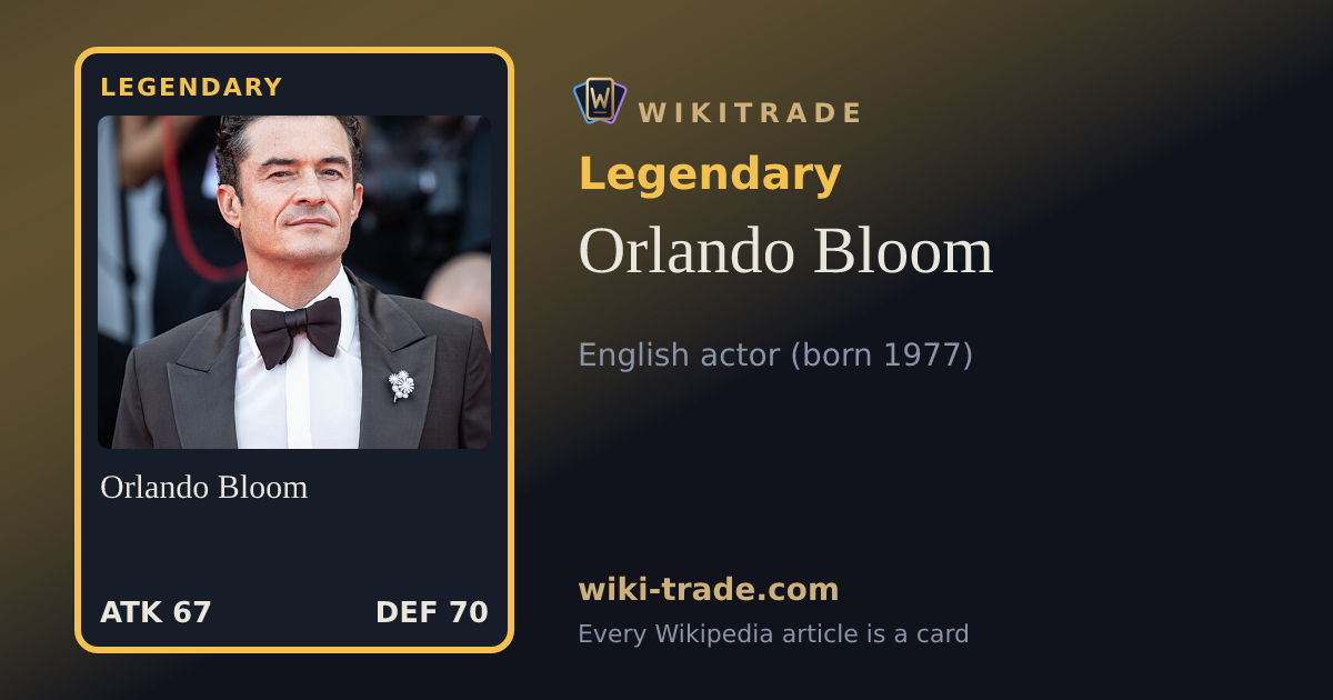 Orlando Bloom — Legendary card