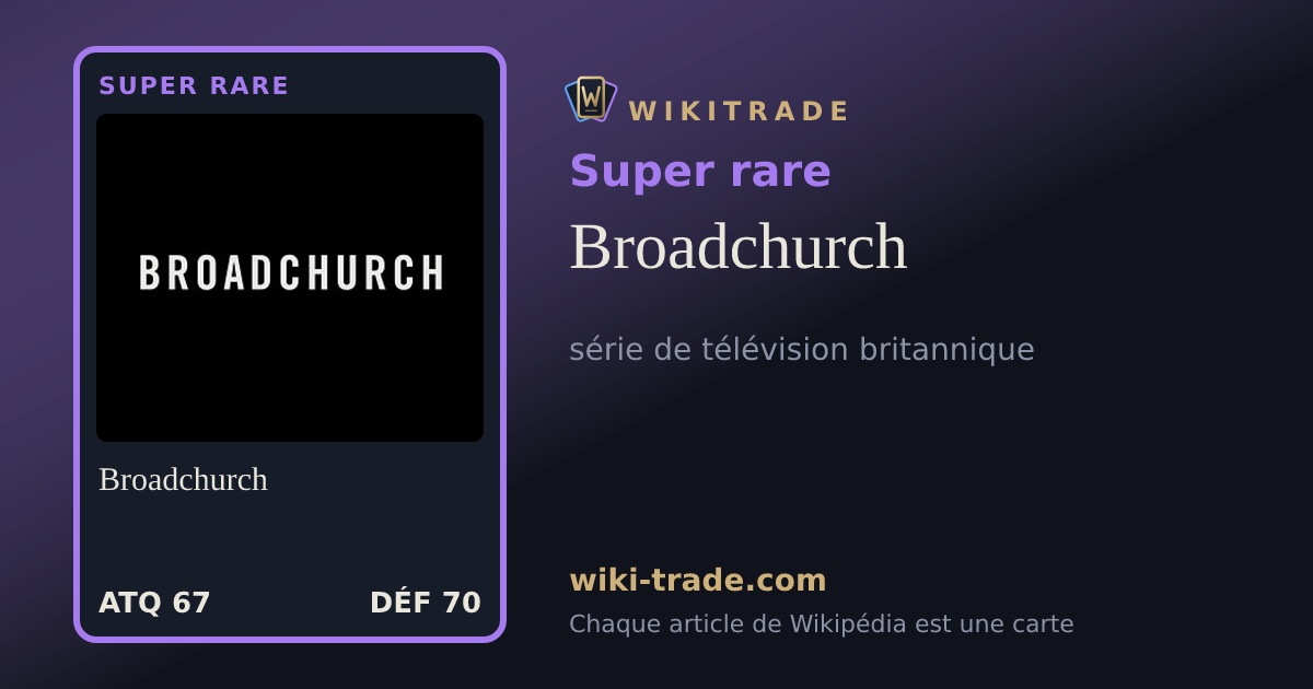 Broadchurch — carte Super rare
