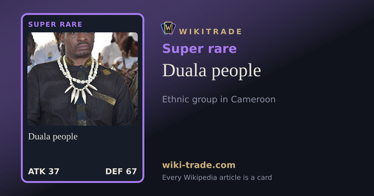Duala people — Super rare card