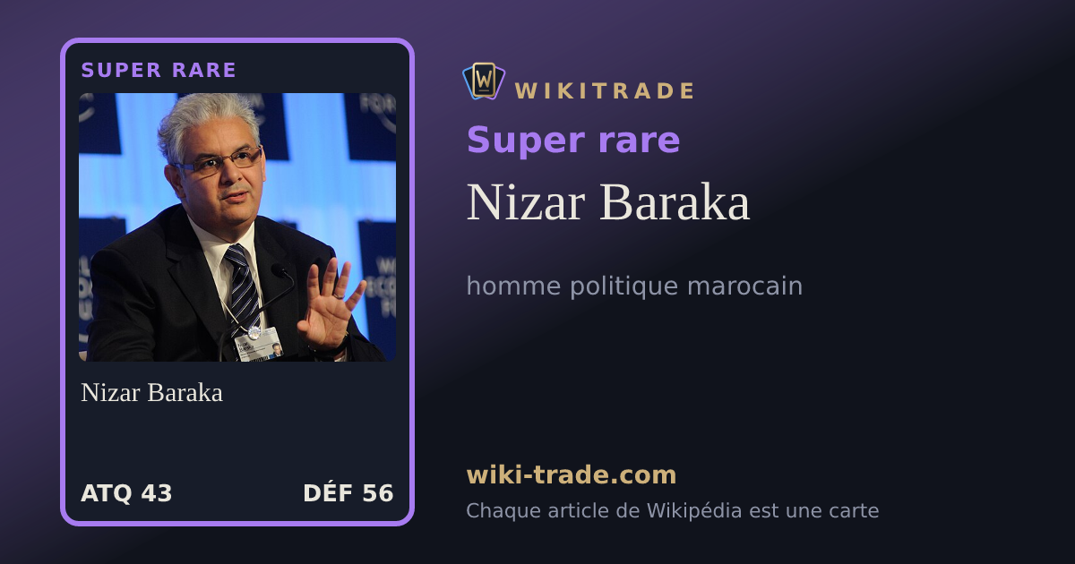 Nizar Baraka — carte Super rare