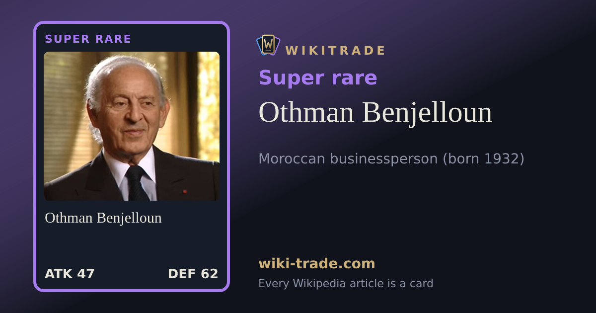 Othman Benjelloun — Super rare card