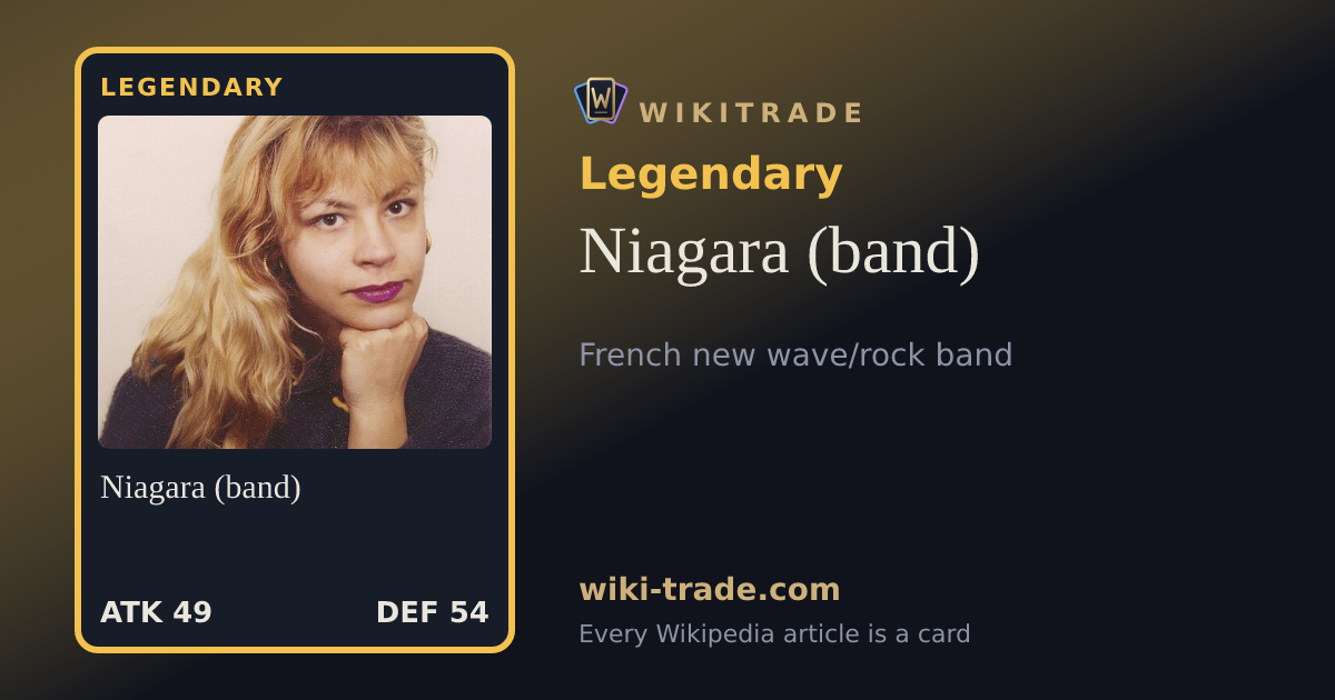Niagara (band) — Legendary card