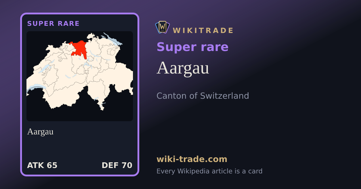 Aargau — Super rare card