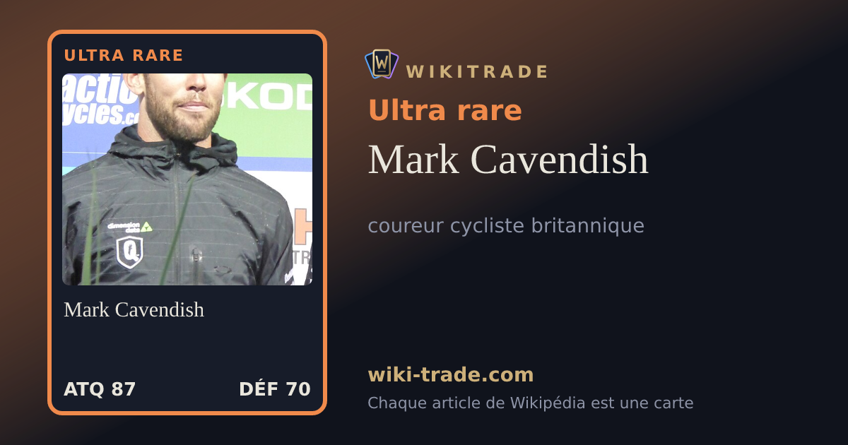 Mark Cavendish — carte Ultra rare