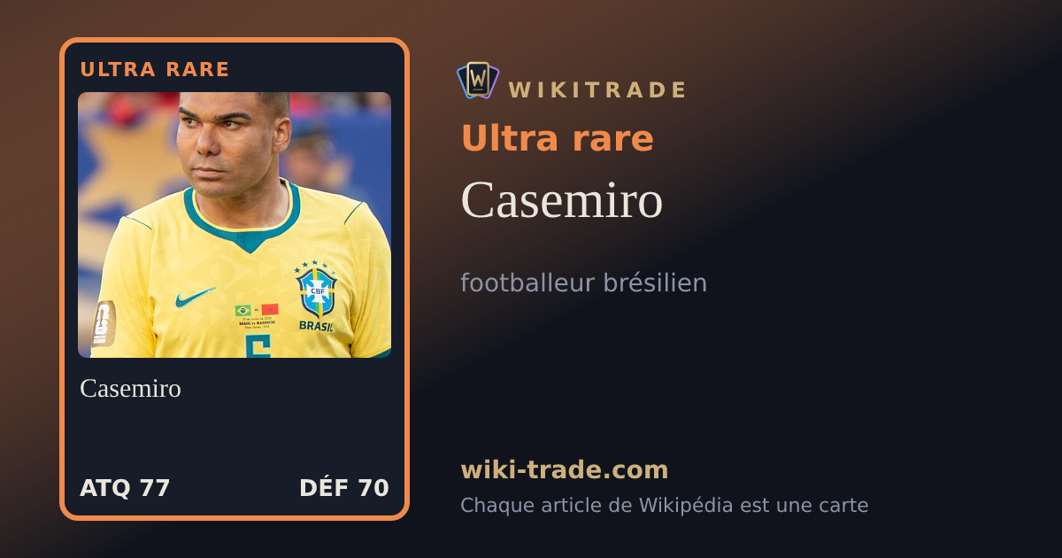 Casemiro — carte Ultra rare