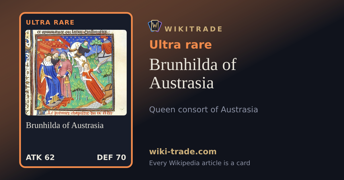 Brunhilda of Austrasia — Ultra rare card