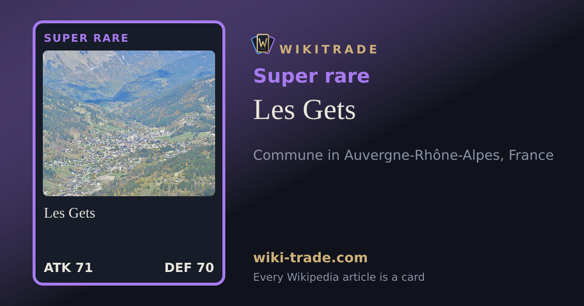 Les Gets — Super rare card