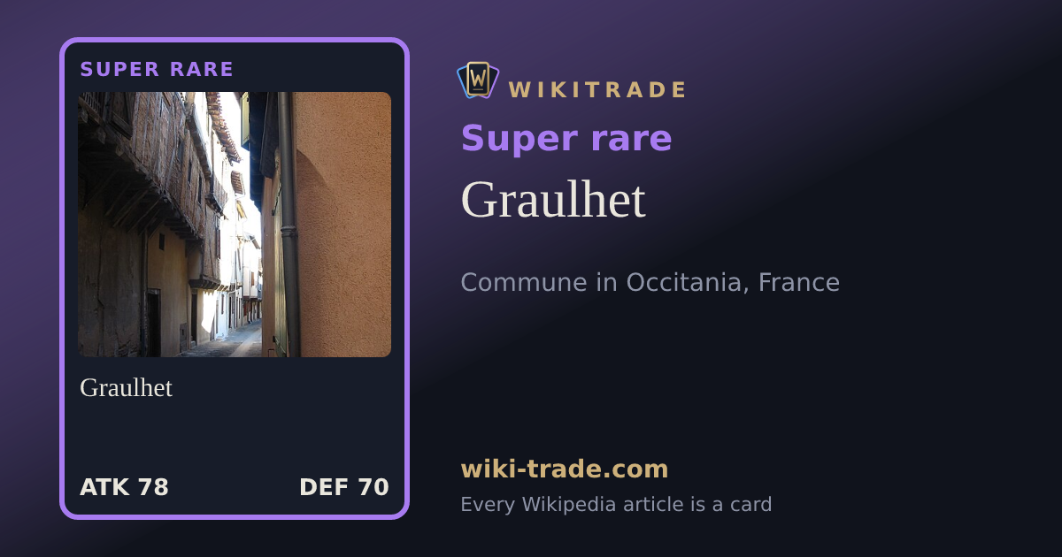 Graulhet — Super rare card
