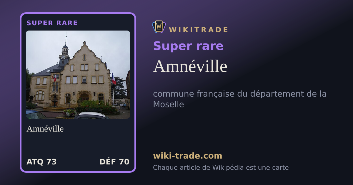 Amnéville — carte Super rare