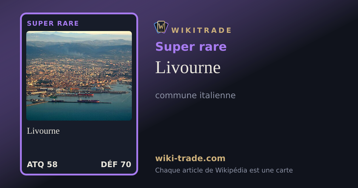 Livourne — carte Super rare