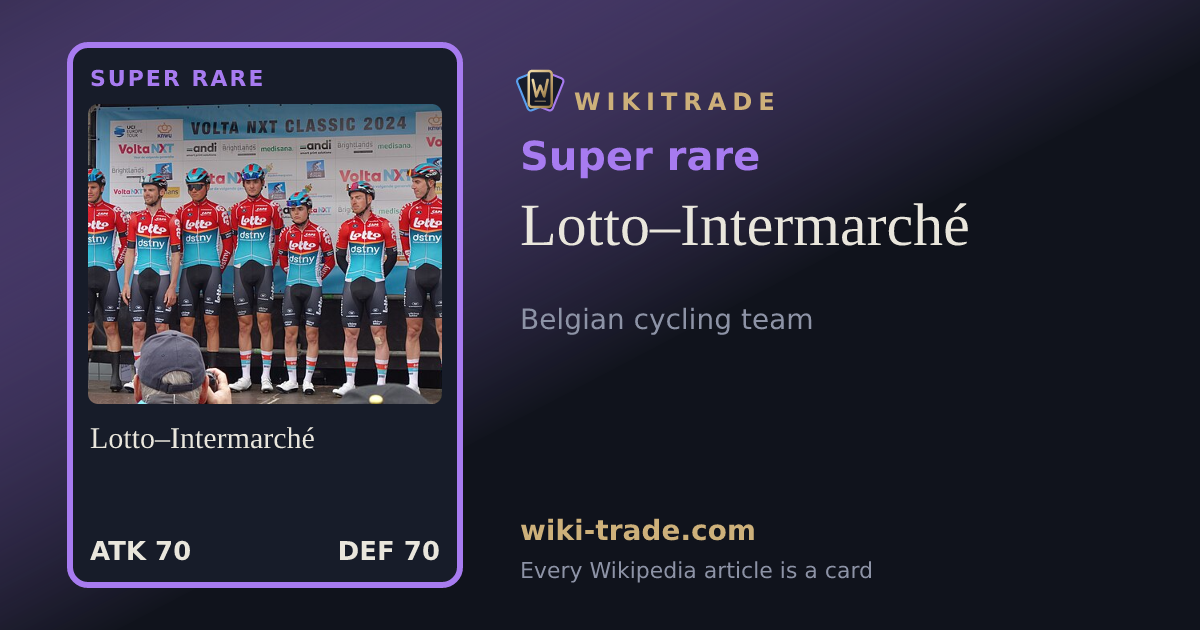Lotto–Intermarché — Super rare card