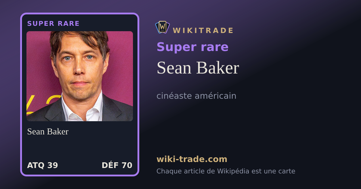 Sean Baker — carte Super rare