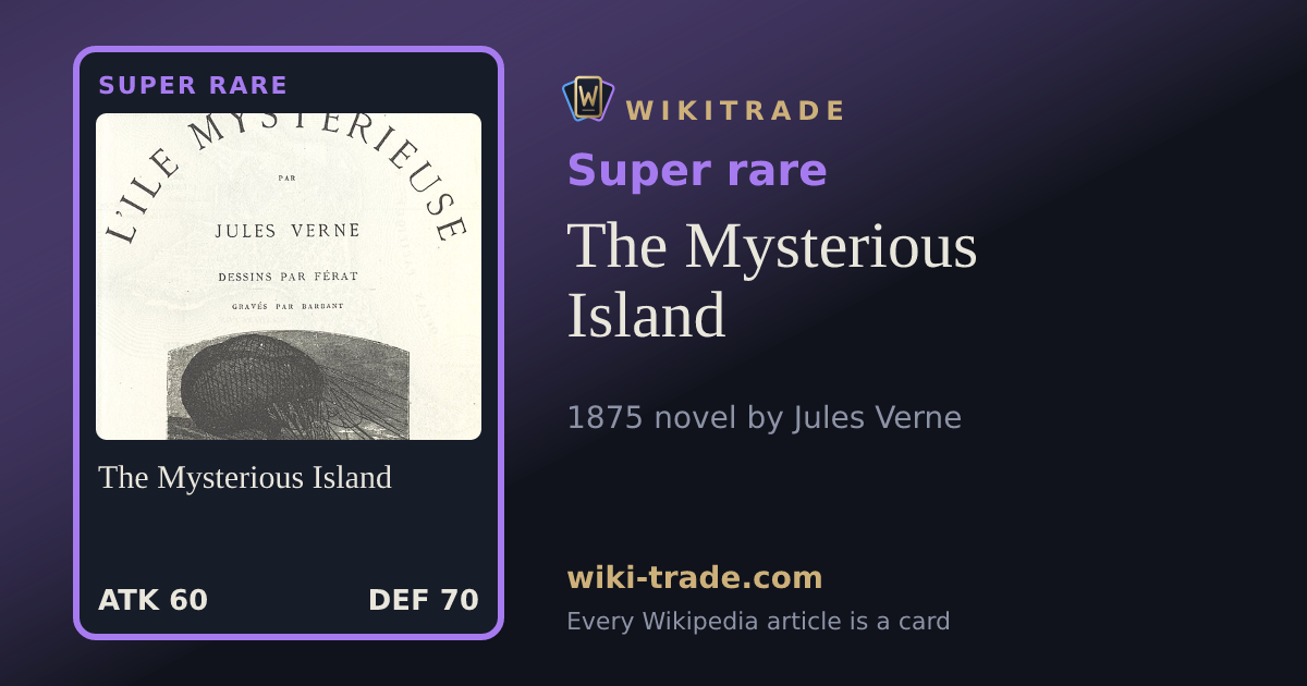 The Mysterious Island — Super rare card