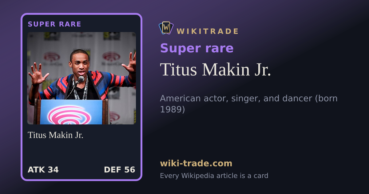 Titus Makin Jr. — Super rare card