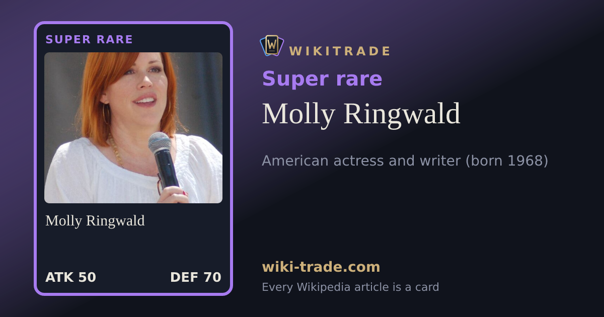 Molly Ringwald — Super rare card