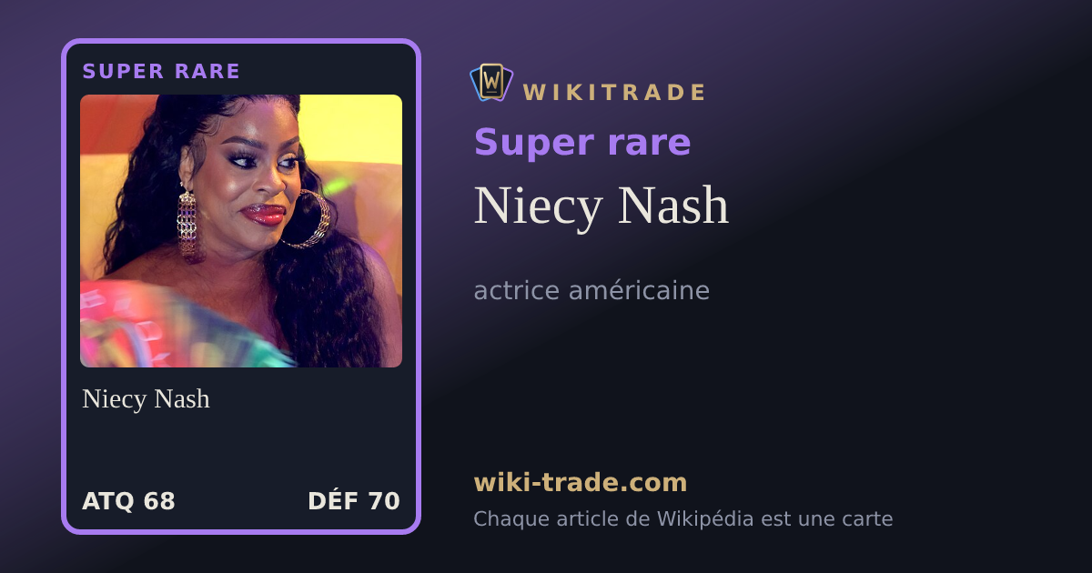 Niecy Nash — carte Super rare