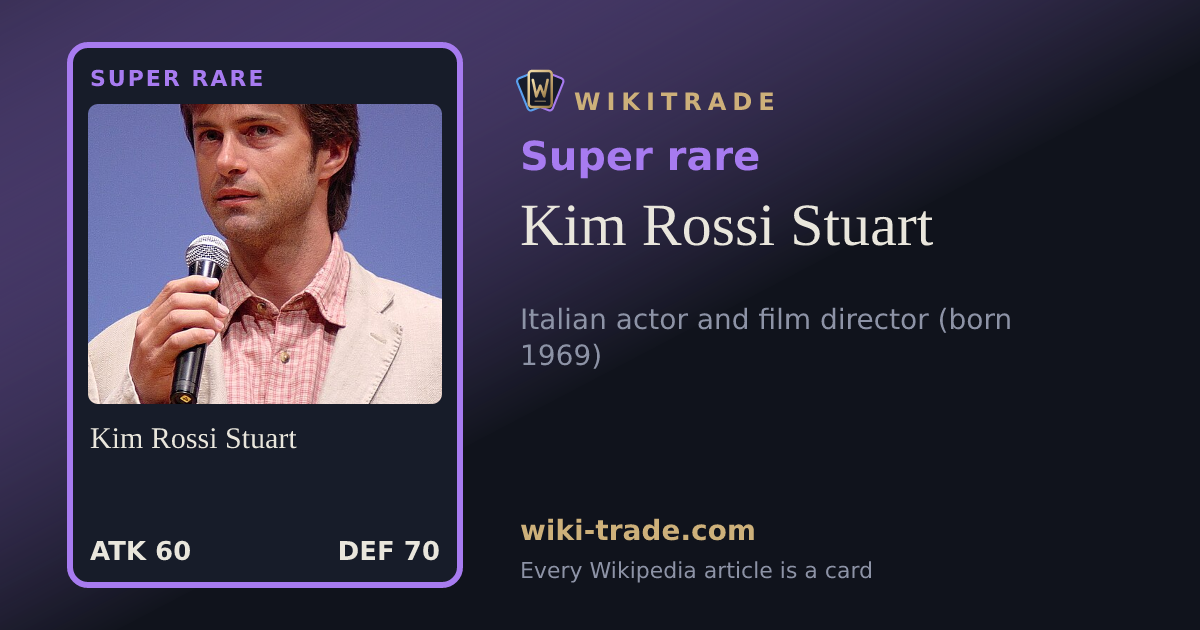 Kim Rossi Stuart — Super rare card