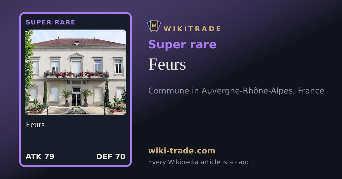 Feurs — Super rare card