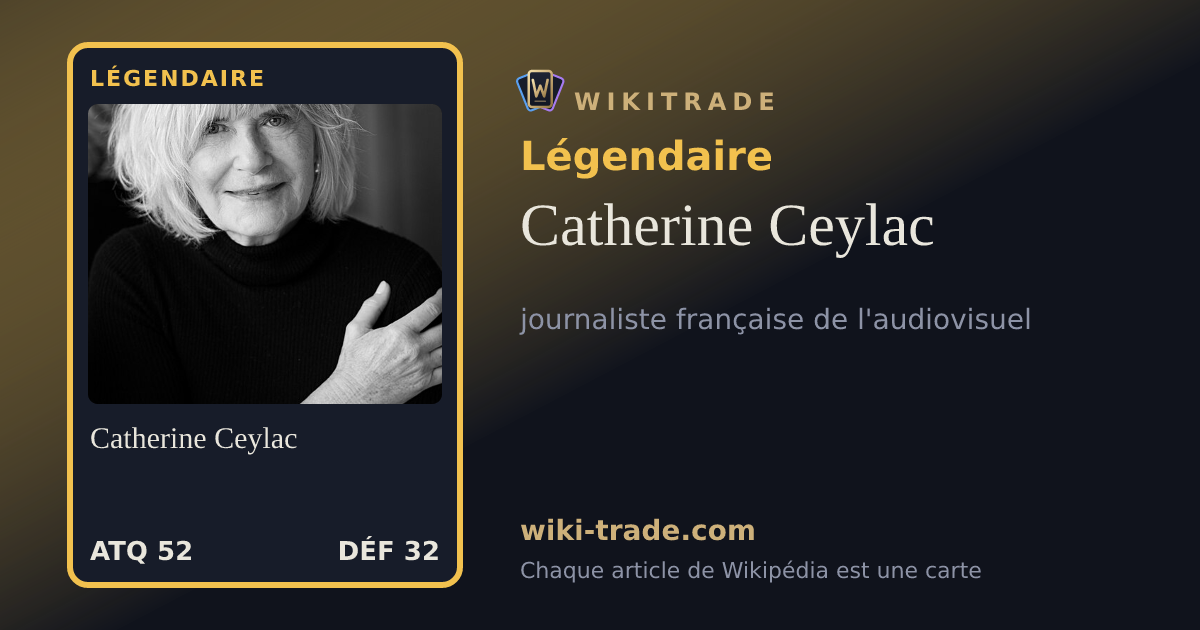 Catherine Ceylac — carte Légendaire