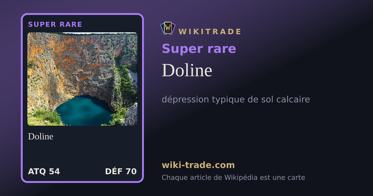 Doline — carte Super rare